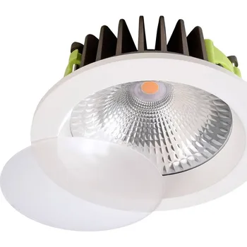 Bodové svítidlo Deko Light 565183 COB 170 LED vestavné svítidlo, třída G (A - G), pevně vestavěné LED, 25.60 W, Dopravní bílá (RAL 9016)