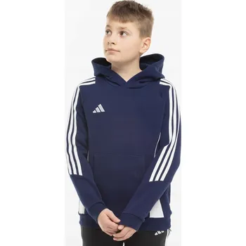Chlapecká mikina Adidas dětská sportovní dětská mikina s kapucí hoodie pro děti Tiro 24, vel. 116