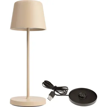 Lampička Deko Light 620202 Canis Mini Akumulátorová stolní LED lampa 2.3 W teplá bílá béžová