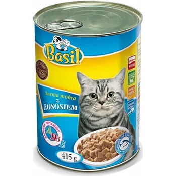 Krmivo pro kočku Mokré krmivo pro kočky Basil konzerva 415 g mix chutí 30 ks