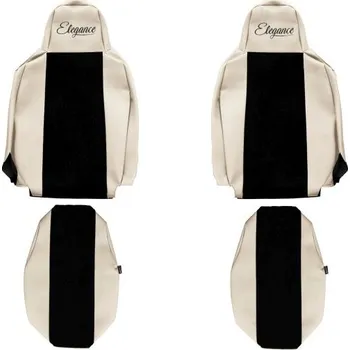 Potah sedadla Autopotahy Scania od 2017 - hladká koženka, béžové