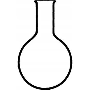 Destilační baňka úzké hrdlo