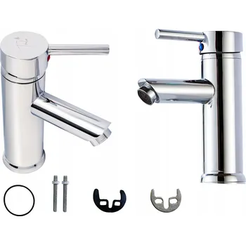 Vodovodní baterie Stojánková umyvadlová baterie Toule24 Toule24 - stříbrná do koupelny