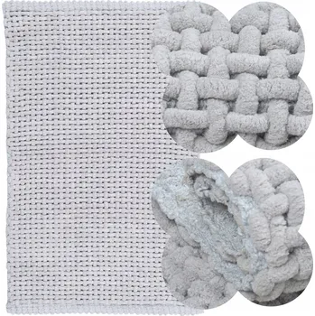 Koupelnová předložka Koupelnová předložka měkká, pratelná, savá Bavlna Kobereček 40x60cm Šedá