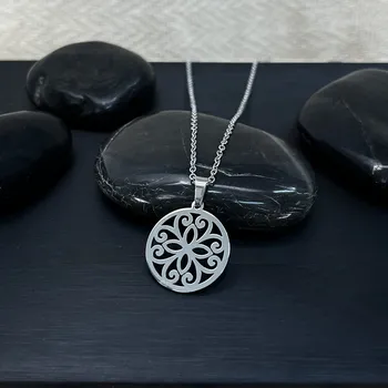 Náhrdelník Atelier Fantazie - Náhrdelník z oceli XLI - Mandala - 44041