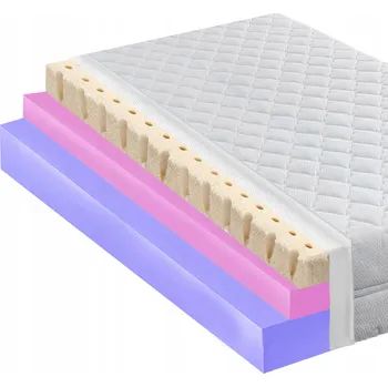 Matrace 120X200 LATEXOVÁ MATRACE HR H4 H5 ANTIALERGICKÁ PĚNA TVRDÁ 16 CM