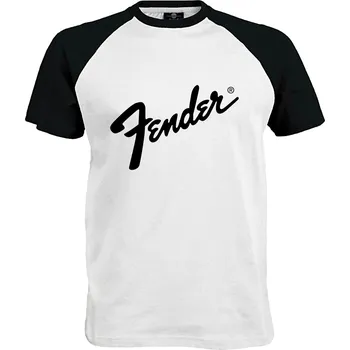Pánské tričko Tričko Fender | Guitar Druh: Pánské, Barva: Černo | Bílá, Velikost: S