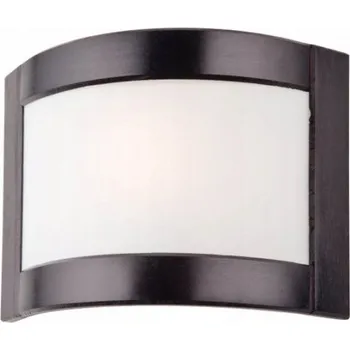 Nástěnné svítidlo Nástěnná lampa KINKIET LAMKUR ELODIE 09742 ČERNÁ / BÍLÁ