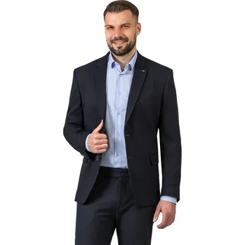 Pánské sako FERATT Pánské sako MATEO III tmavě modré Velikost: 176/52