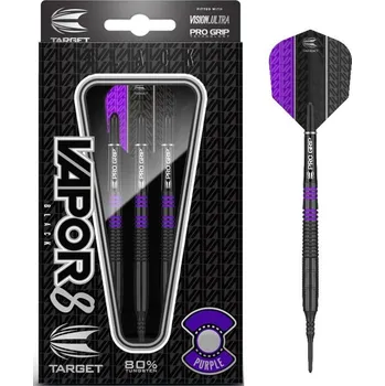 Šipky Target Vapor8 Black Purple 80% 18g soft