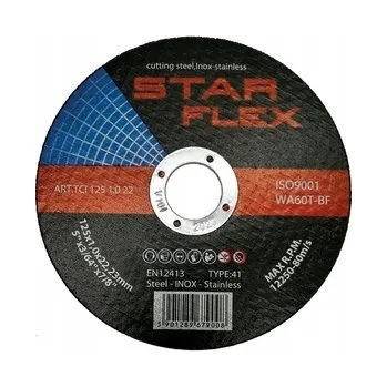 Řezný kotouč Řezný kotouč Star Flex T41-125-1,0 WA60T-BF-INOX TCI1251022
