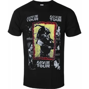 Oblečení a móda Tričko metal pánské Bob Marley - Kaya Tour - ROCK OFF - BMATS23MB - M