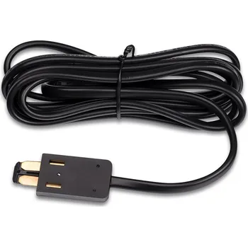 LED páska MCLED Napájecí díl pro DC lištu, max. 8A, černá barva, vč. kabelu 2m