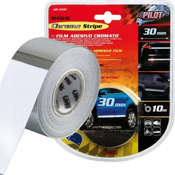 CHROMOVÁ FÓLIE LADICÍ PÁSKA 30 mm x 10 m ITÁLIE S-LINE