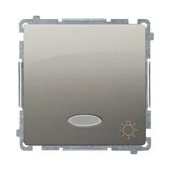 vypínač Vypínač jednoduchý Klasik, Podomítkový Kontakt-simon stříbrný BMS1L.01/29