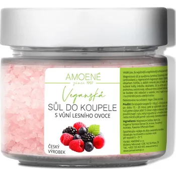 Péče o ruce Amoené Magnesiová sůl do koupele 200 g s vůní lesního ovoce