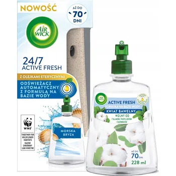 Osvěžovač vzduchu Sada Air Wick Active Fresh Osvěžovač Mořská bříza komplet + 2 náplně
