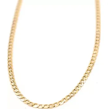 Řetízek B&B Goldinvestic Zlatý řetízek Pancer zdobený proužky 2,38g Žlutá