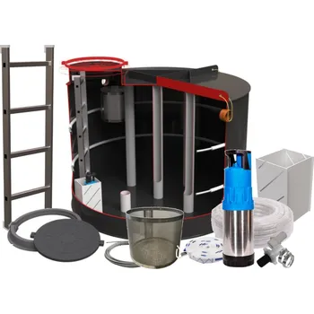 nádrž Kolomaki Sada CLASSIC - nádrž DARK - 8 m3 - 8000l - samonosná