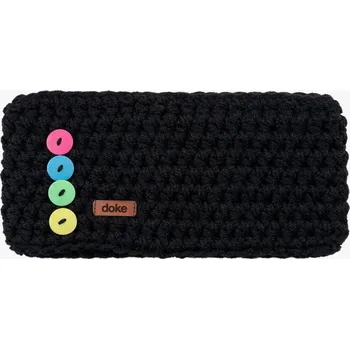 Zimní čelenka Doke Dětská háčkovaná čelenka bc head junior