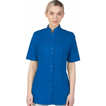 Dámské sako 42 DÁMSKÝ ZDRAVOTNICKÝ PLÁŠŤ NA ZIP SE STOJÁČKEM KOSMETICKÝ HALENA 141S