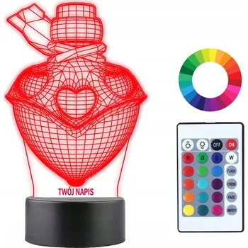 Lampička Plexido vícebarevná Noční lampa