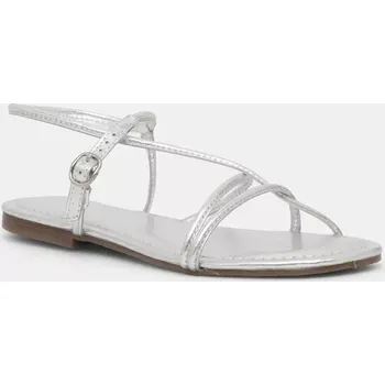 Dámské sandále Kožené sandály Answear.LAB dámské, stříbrná barva 2023.711 SLV, EUR 39