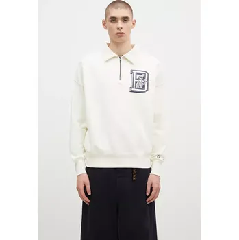 Pánská mikina Bavlněná mikina Billionaire Boys Club College Quarter Zip B24343 béžová 01X, vel. L