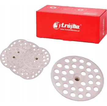 Hmoždinka TALÍŘEK PRO POLYSTYREN MINERÁLNÍ VATU HŘEBÍK TALÍŘKY PODLOŽKY 100 KS