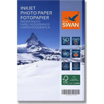 Fotopapír Fotografický papír lesklý Blue Swan 10 x 15 cm 180 g/m2 50 ks