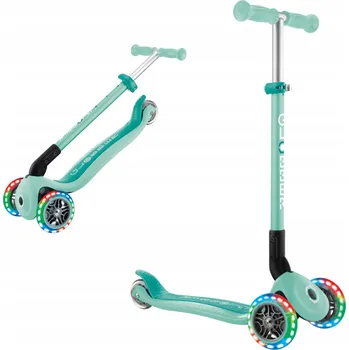 Koloběžka Dětská koloběžka s nastavitelnými řídítky, balanční tříkolka s LED osvětlením Globber Primo