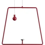 Deko Light 930628 Miriam Kyvadlo rubínově červená