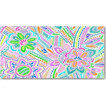 Obraz Panel do kuchyně Květinový vzor 140x70 cm + LEPIDLO