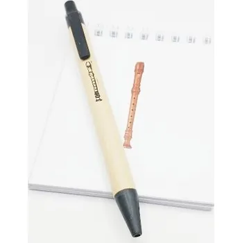 Dárkový balíček pro milovníky hudby - hudební blok zobcová flétna a pero