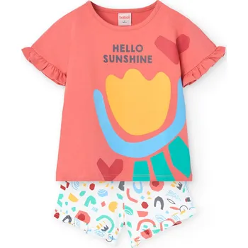 Dívčí pyžamo Dívčí pyžamo Boboli RAINBOW Barva: růžová, Velikost BOBOLI: 2 roky (92)