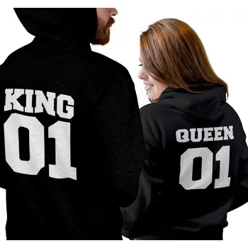 Dámská mikina Aradena dámská mikina přes hlavu, s kapucí. Mikiny pro páry King Queen, velikost S