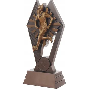 Statuetka figurka Victoria Sport fotbalista s míčem fotbal trofej s podstavcem