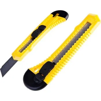 Pracovní nůž NŮŽ NŮŽ NA TAPETY PLASTOVÝ 18 MM - 10 KS