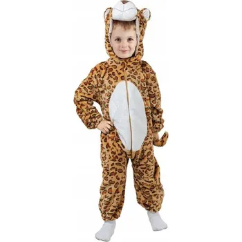 Karnevalový kostým Dětský Kostým Pantera (overal s kapucí ), vel 92/104 cm