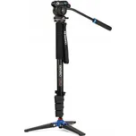 Monopod Benro A38FDS2PRO 165,1 cm černý