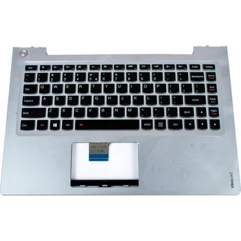 Šasi notebooku Opěrka dlaní s podsvícenou klávesnicí Lenovo IdeaPad U330 U330p stříbrná