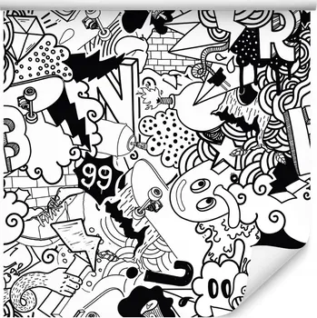 Tapeta Tapeta na zeď pro mládež, graffiti, skateboardy