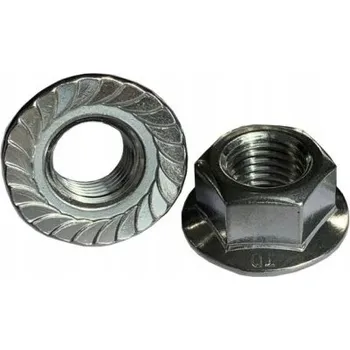 Matice Šroubovací matice s přírubou, ozubená M12-A4 ~DIN 6923 - 1 ks