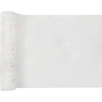 Prostěradlo BĚHOUN 27 X 300 CM BÍLÝ NAROZENINY ZLATÉ OČKA NAROZENINY SVATÉ PŘIJÍMÁNÍ SVATBA SVATEBNÍ HOSTINA