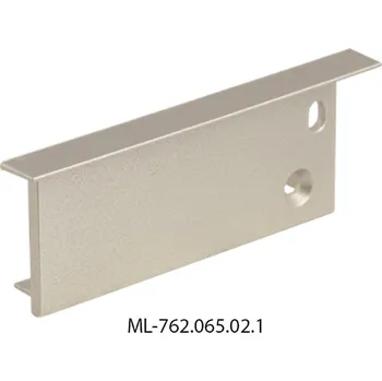 LED páska MCLED Koncovka s otvorem pro AT, pravá, stříbrná barva, 1ks