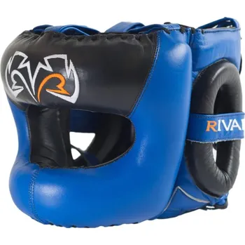 Cyklistická přilba Sparringová helma s mřížkou RIVAL RHGFS3 (modrá) [Velikost S/M]