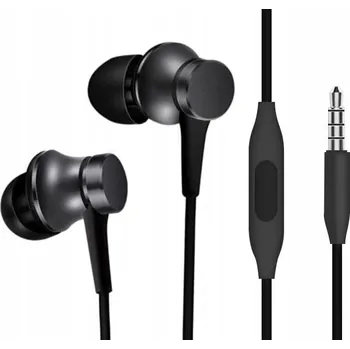 Sluchátka IN-EAR SLUCHÁTKA S MIKROFONEM 3,5mm černé