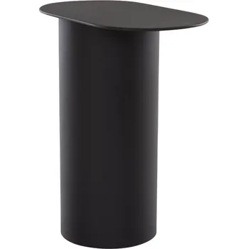 Toaletní stolek Jotex Černý kovový odkládací stolek WEMMEL 51 x 30,5 cm