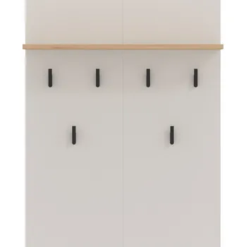 Předsíňová stěna Věšák nástěnný dub artisan/cashmere