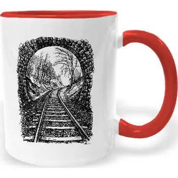 Hrnek - Tunel Barva: Červená